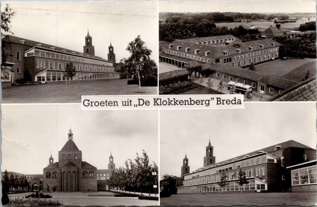 Breda - Groeten uit De Klokkenberg (1965), Verzenden, 1960 tot 1980, Gelopen, Noord-Brabant