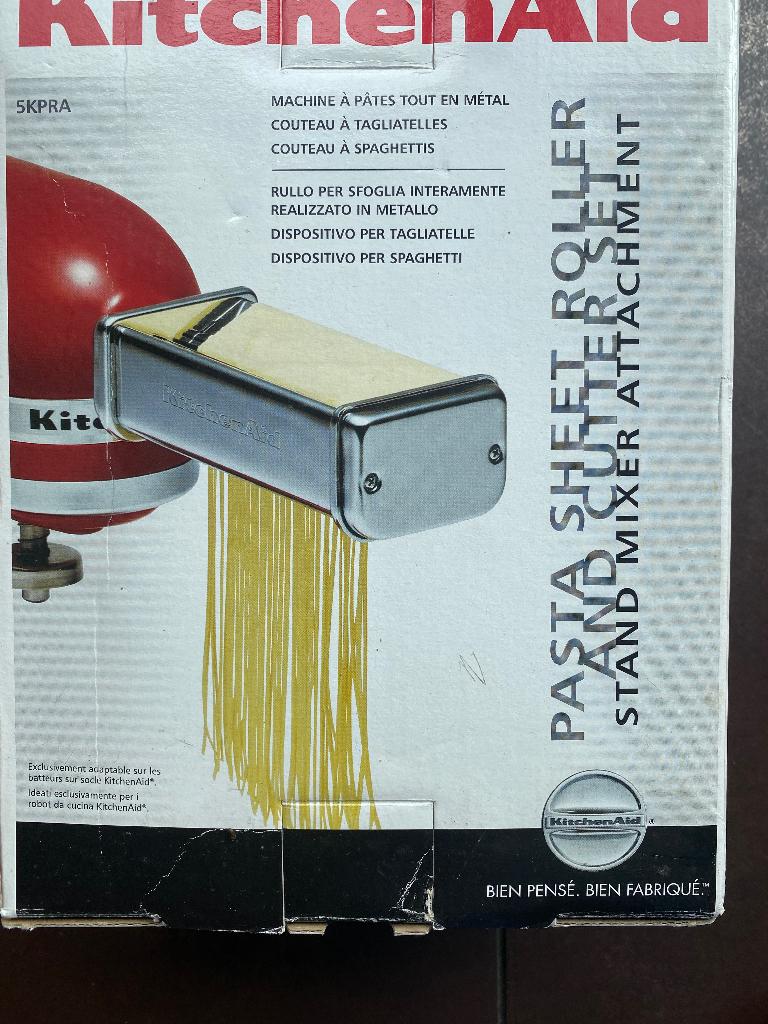 KitchenAid accessoires pasta 3 delig, Witgoed en Apparatuur, Keukenmixers, 4 liter of meer, Ophalen, Nieuw, 3 snelheden of meer