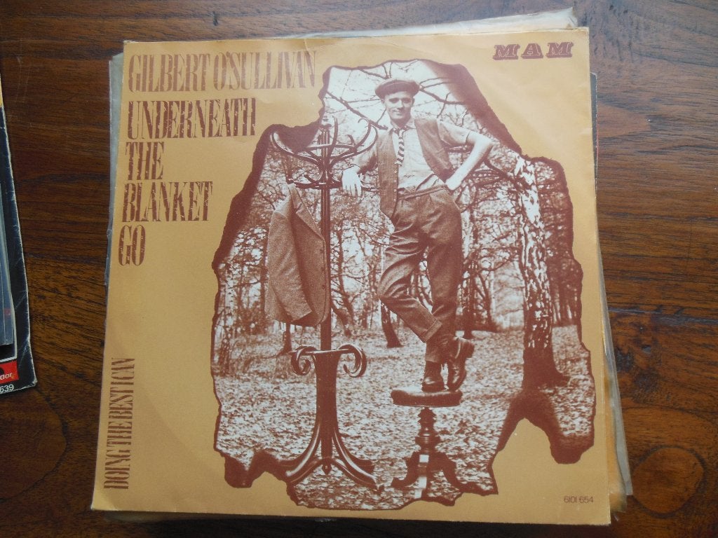 single gilbert o sullivan 45rpm underneath jukebox vinyl 7', Gebruikt, 7 inch, Ophalen of Verzenden, Pop