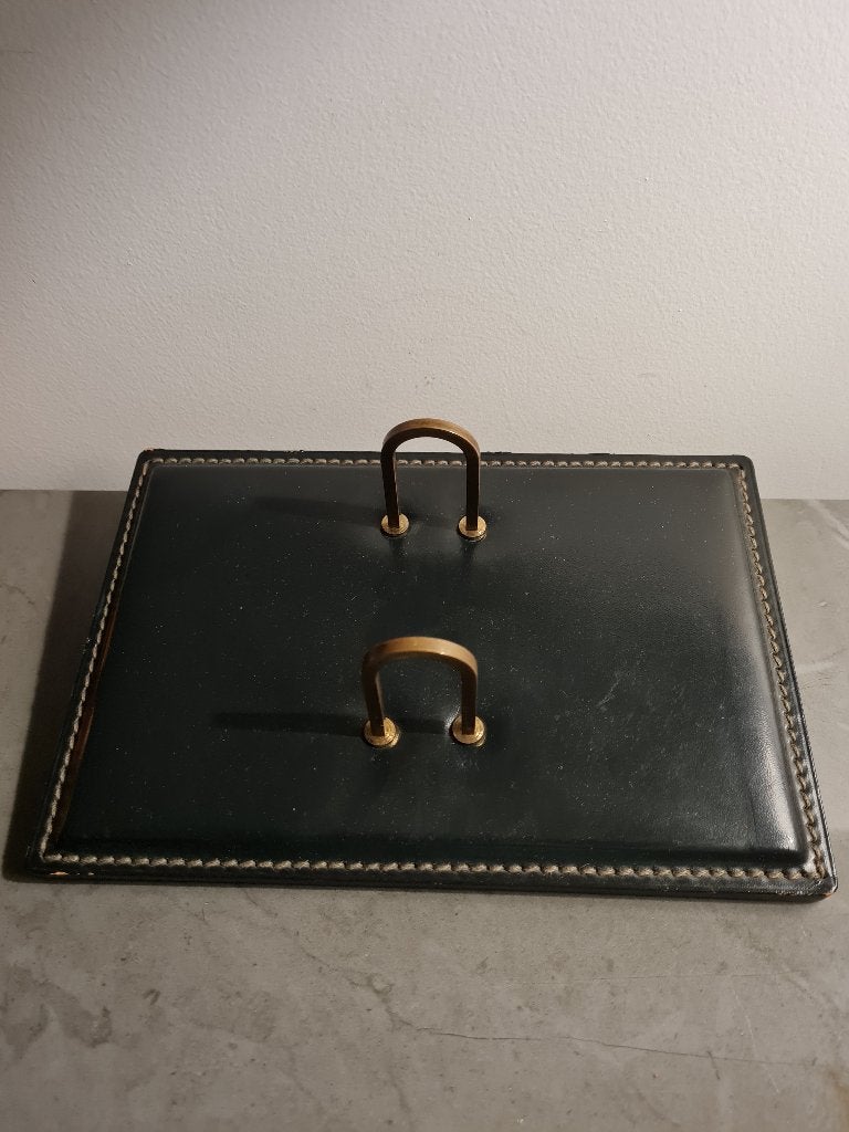 vintage memoblokhouder - groen, Ophalen of Verzenden, Huis en Inrichting