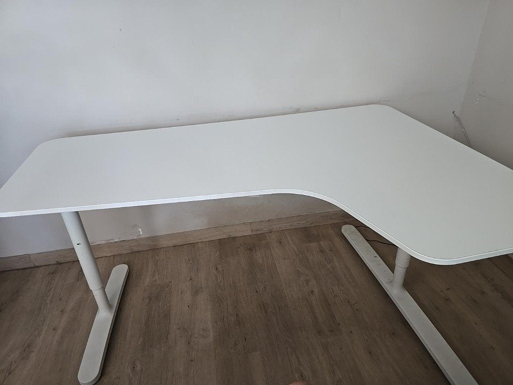 burea, Huis en Inrichting, 160 cm, Gebruikt, Spaanplaat of MDF, Hoekbureau