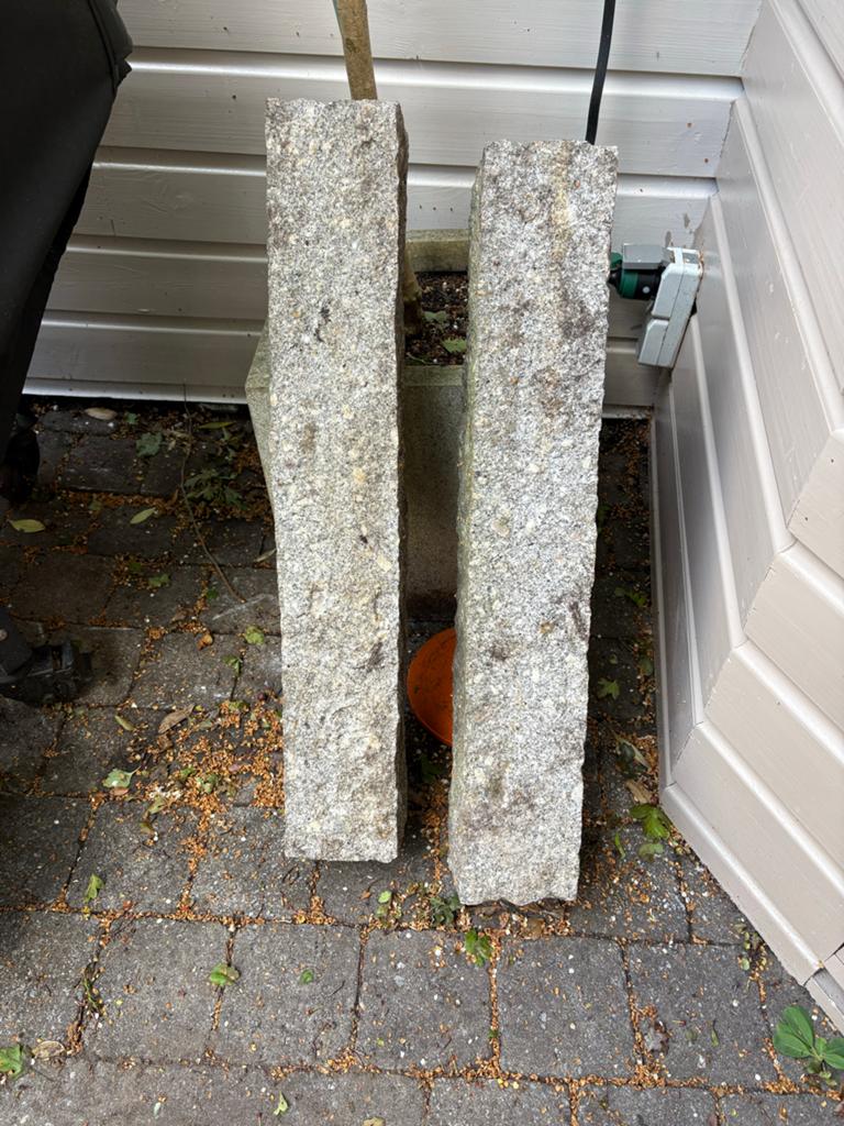 Granieten palen en opsluitbanden, Ophalen, Overige typen, Zo goed als nieuw, Natuursteen