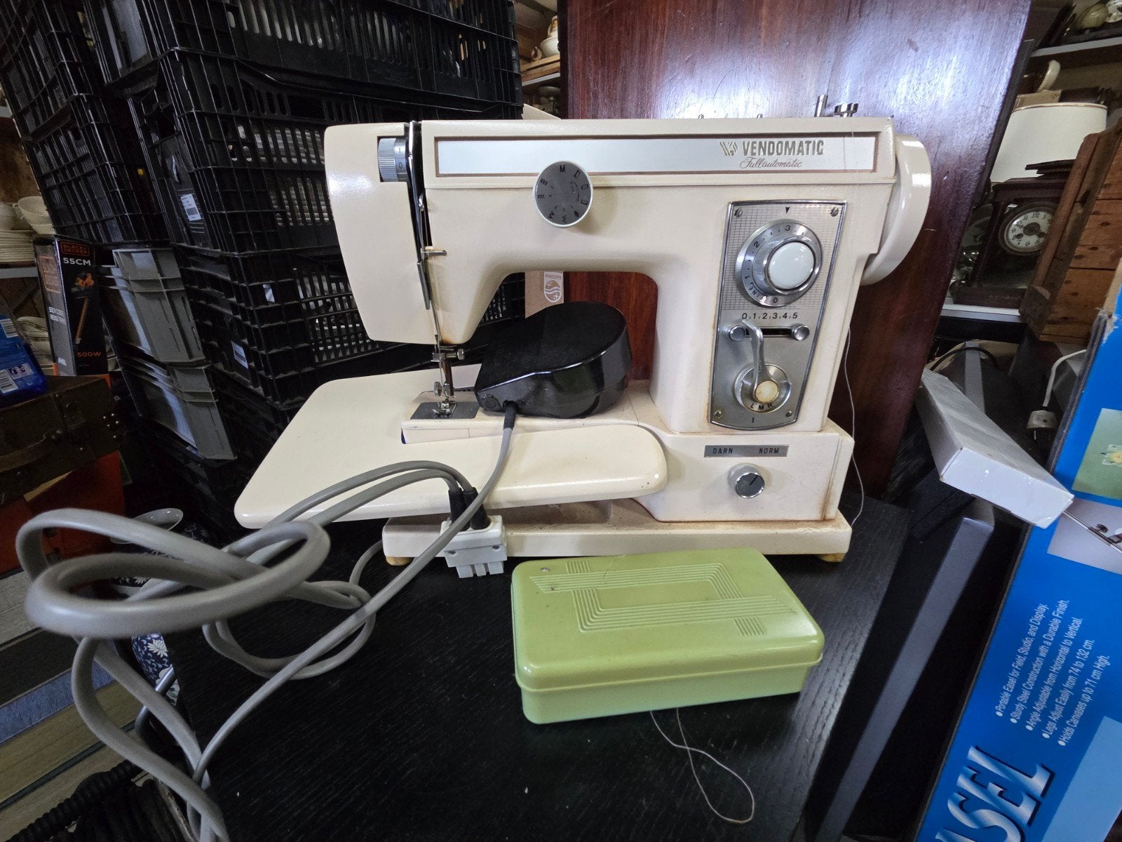 Vendomatic Naaimachine Model 7248 - Vintage en Functioneel, Ophalen of Verzenden, Gebruikt, Naaimachine, Overige merken
