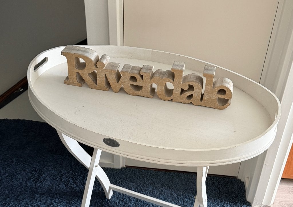 Letters Riverdale, Ophalen, 22 cm, Gebruikt, 55 cm
