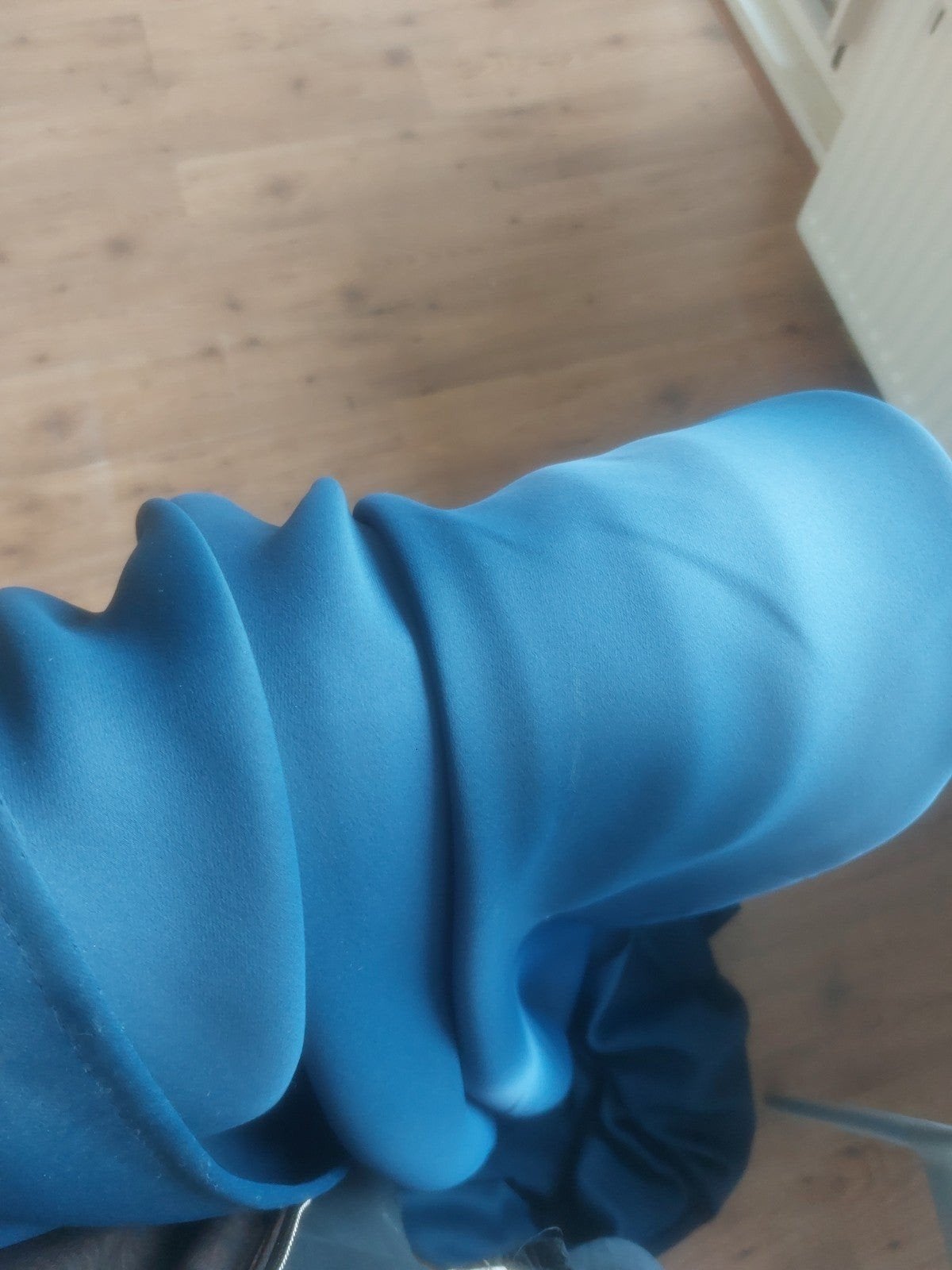 Donkerblauwe gordijnen, verduisterend, Ophalen of Verzenden, Gebruikt, Blauw