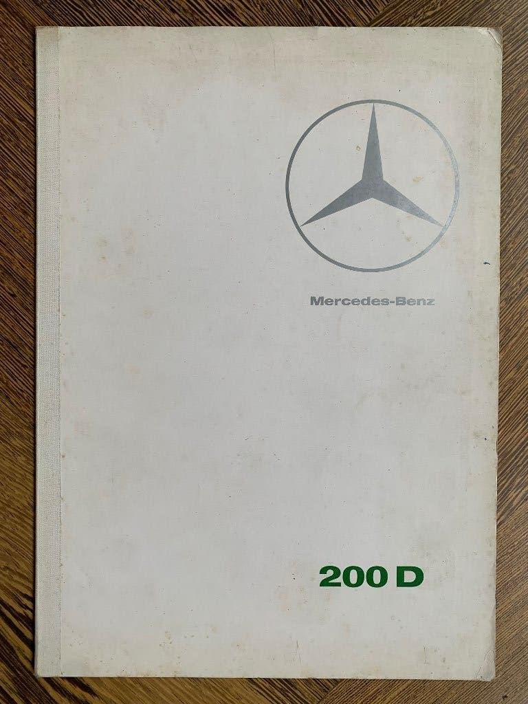 Nederlandse brochure Mercedes-Benz 200D W110 1965 - 1968, Gelezen, Mercedes-Benz, Mercedes, Ophalen of Verzenden