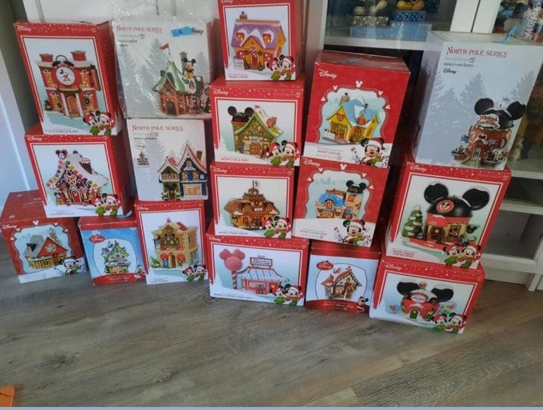 Disney Department56 kerstdorp, Verzamelen, Ophalen of Verzenden, Mickey Mouse, Zo goed als nieuw, Overige typen