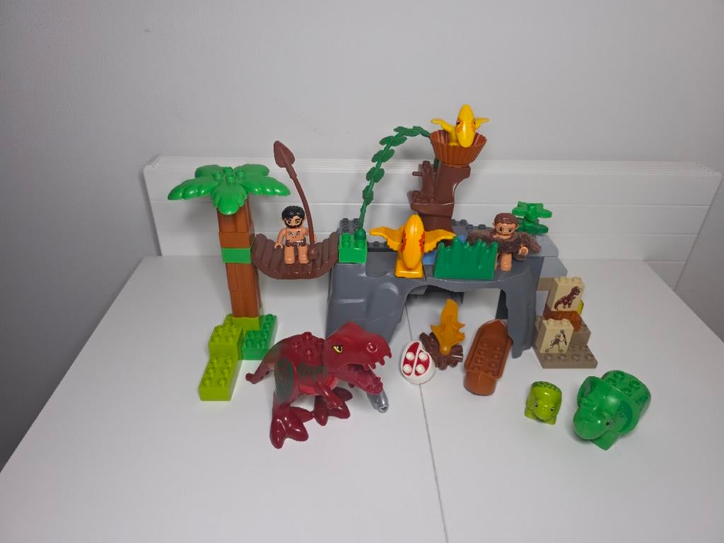LEGO Duplo Dino Valley - Set 5598 - Zeldzaam, Ophalen of Verzenden, Zo goed als nieuw, Complete set, Duplo