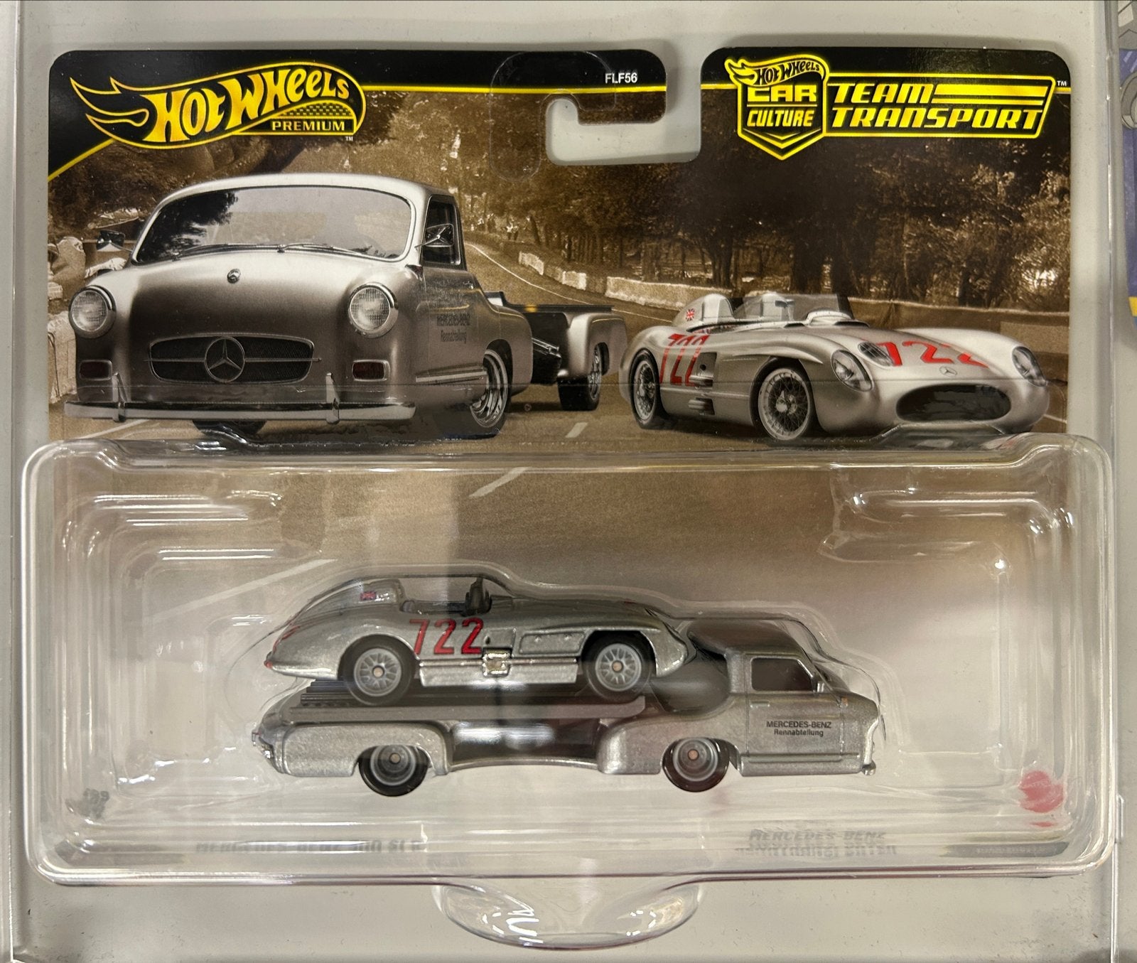 Hot Wheels Premium Mercedes-Benz 300 SLR RennTransporter, Ophalen of Verzenden, Nieuw, Auto