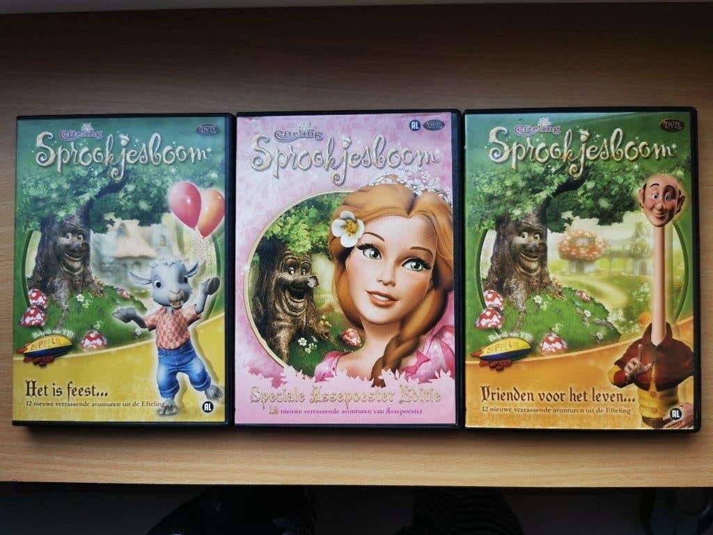 Efteling 3 x DVD, Ophalen of Verzenden, Zo goed als nieuw, Overige typen