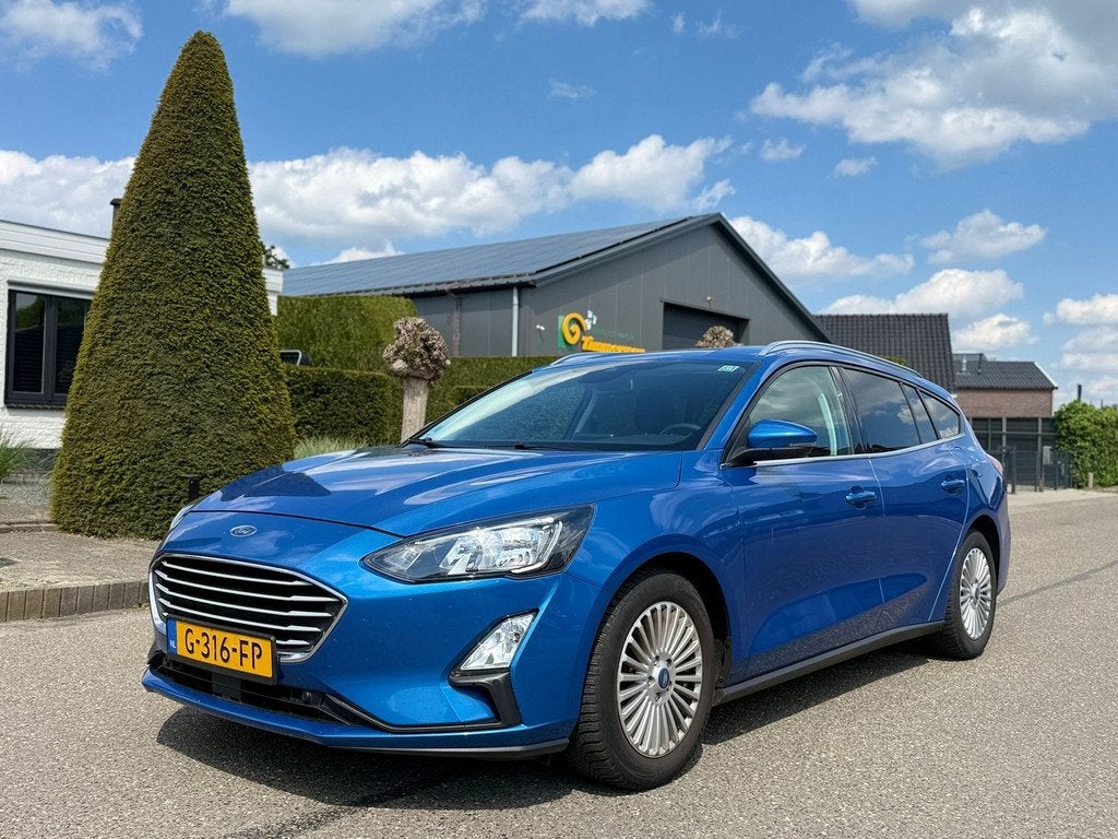 Ford Focus Wagon 1.5 EcoBlue Trend Edition Business 2019 Nav, Gebruikt, 4 cilinders, Blauw, Origineel Nederlands