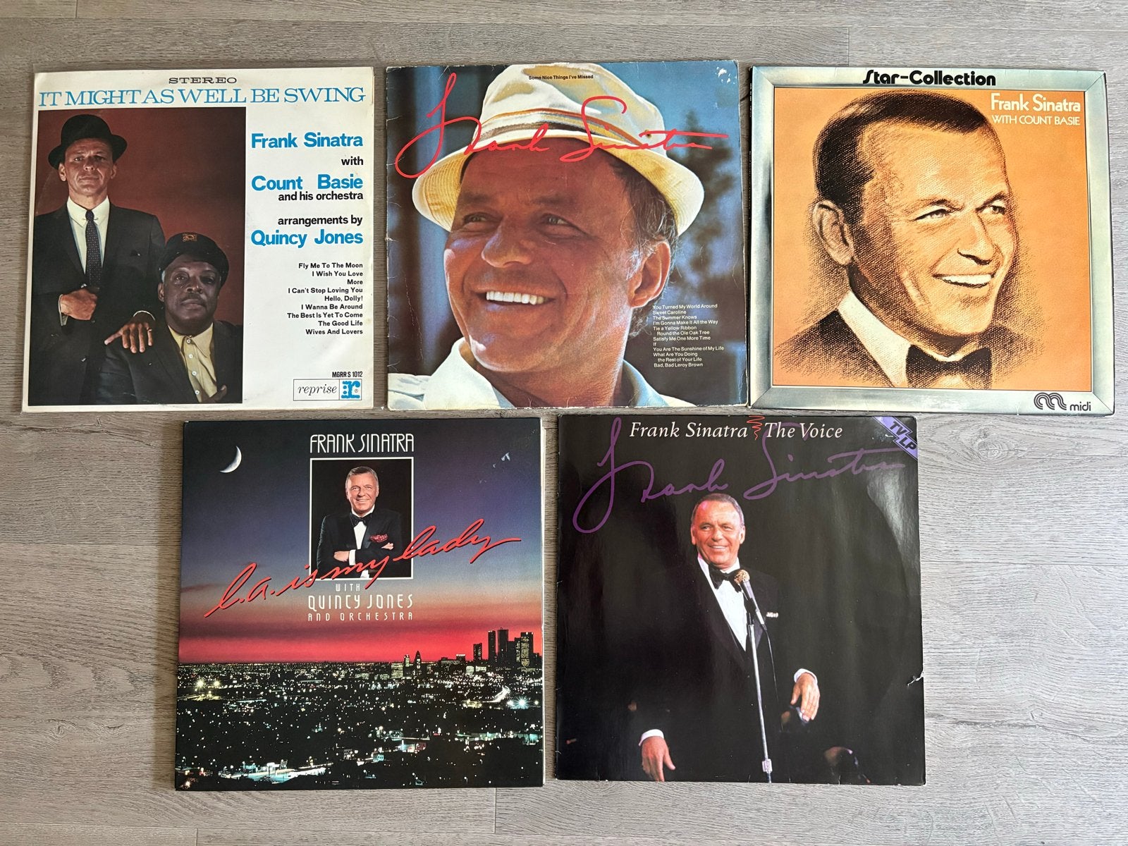 Frank Sinatra LP Collectie - 5 LP’s, LP, Gebruikt, Pop, Ophalen of Verzenden