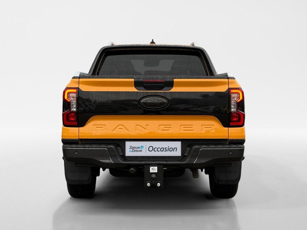 Ford Ranger Wildtrak 2.3 PHEV 279pk 10-traps automaat | Hand, Auto's, Bestelauto's, Automaat, Stof, Gebruikt, Zwart