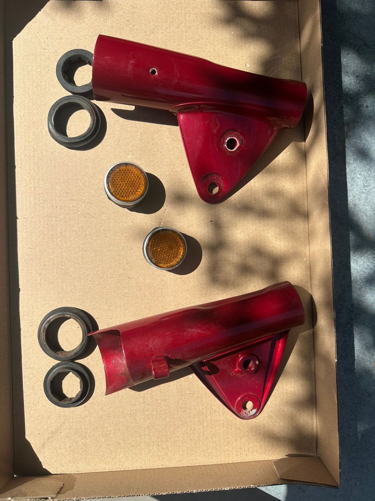 Honda CB250/350 twin ‘70’s, koplamp-oren, Ophalen of Verzenden, Gebruikt