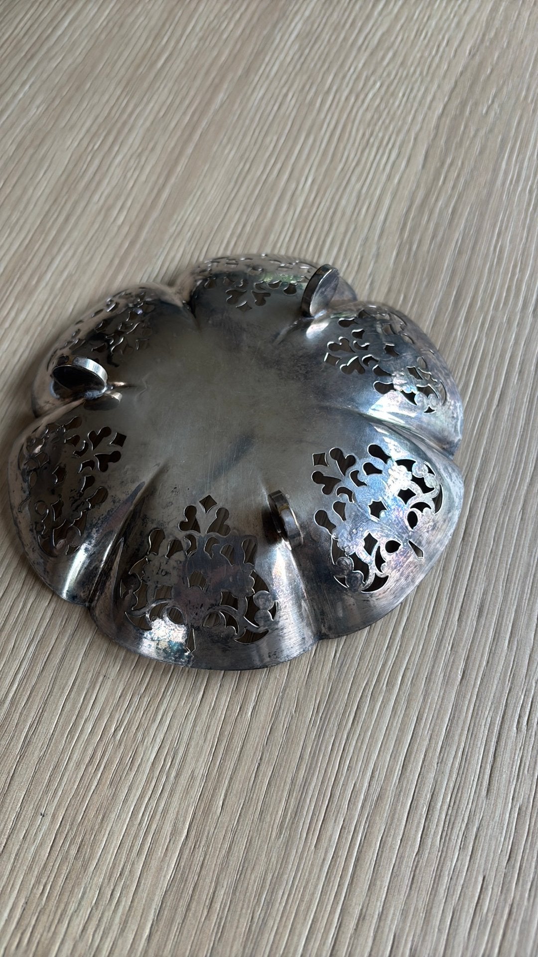 Verzilverde schaaltje van mappin&webb, Ophalen of Verzenden, Zo goed als nieuw, Zilver, Overige materialen