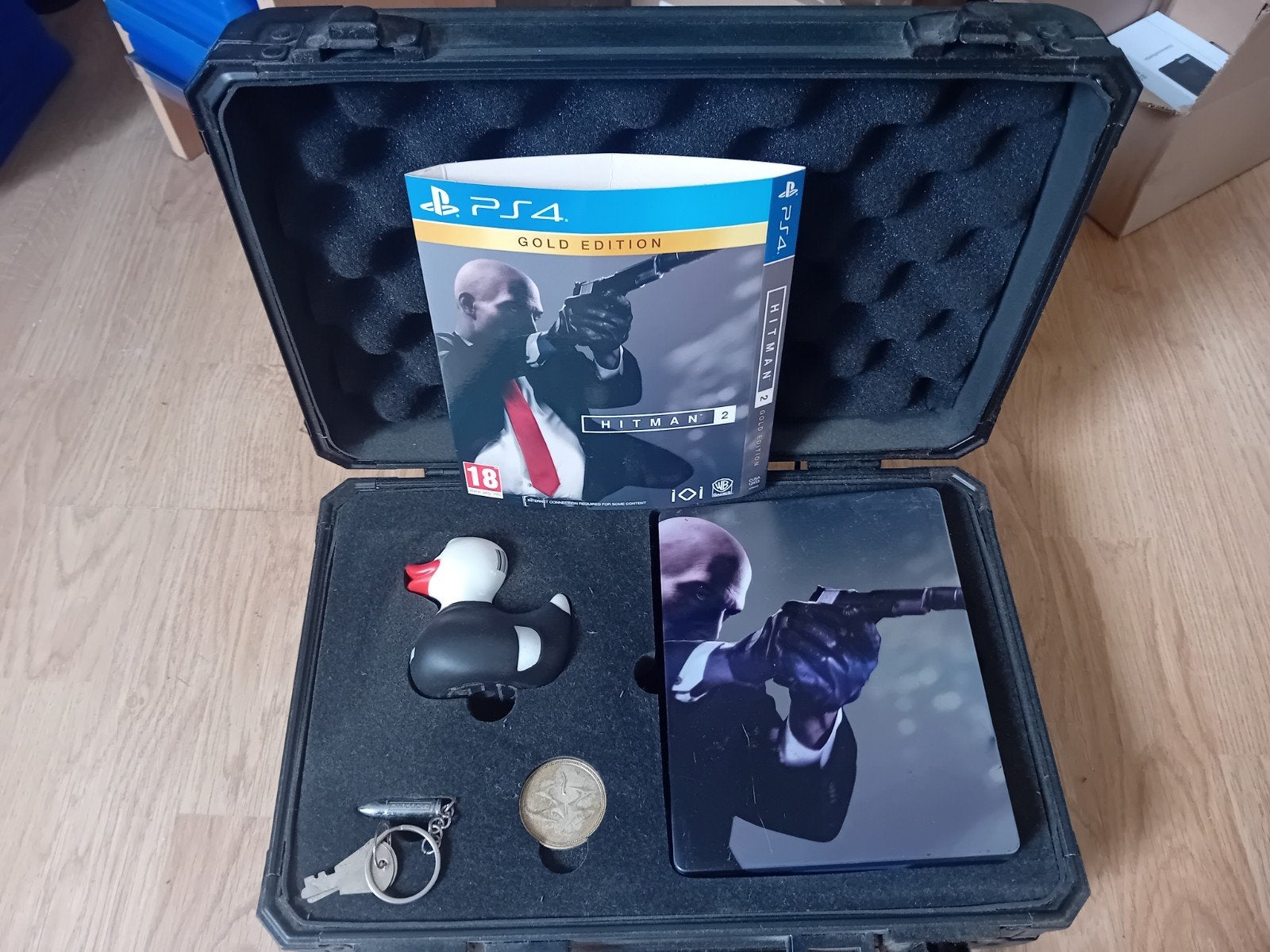 Hitman 2 Gold Edition Collector's Pack PS4, Gebruikt, Vanaf 18 jaar, Shooter, 1 speler