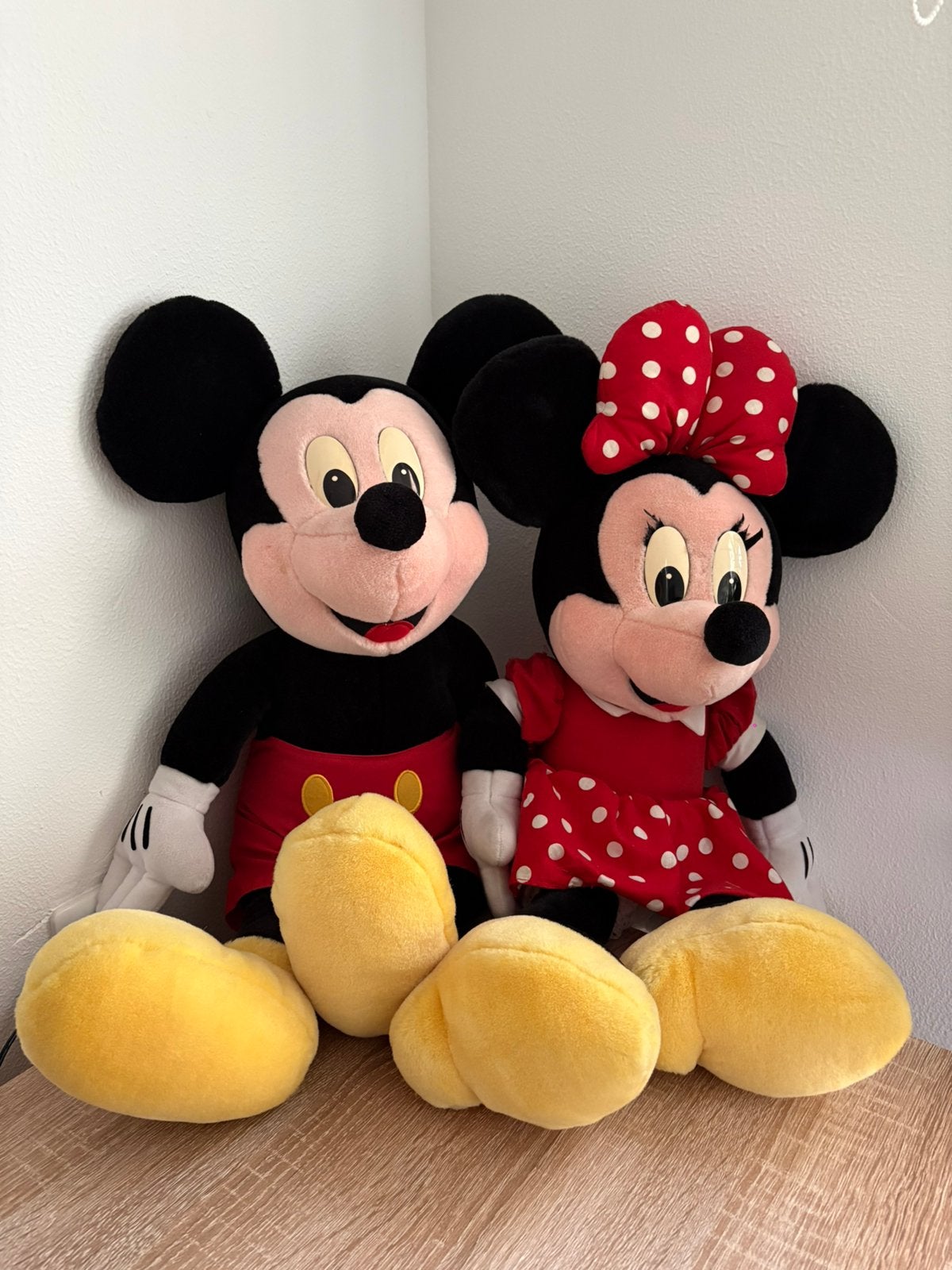 Mickey & minnie mouse knuffel, Ophalen, Mickey Mouse, Zo goed als nieuw, Knuffel