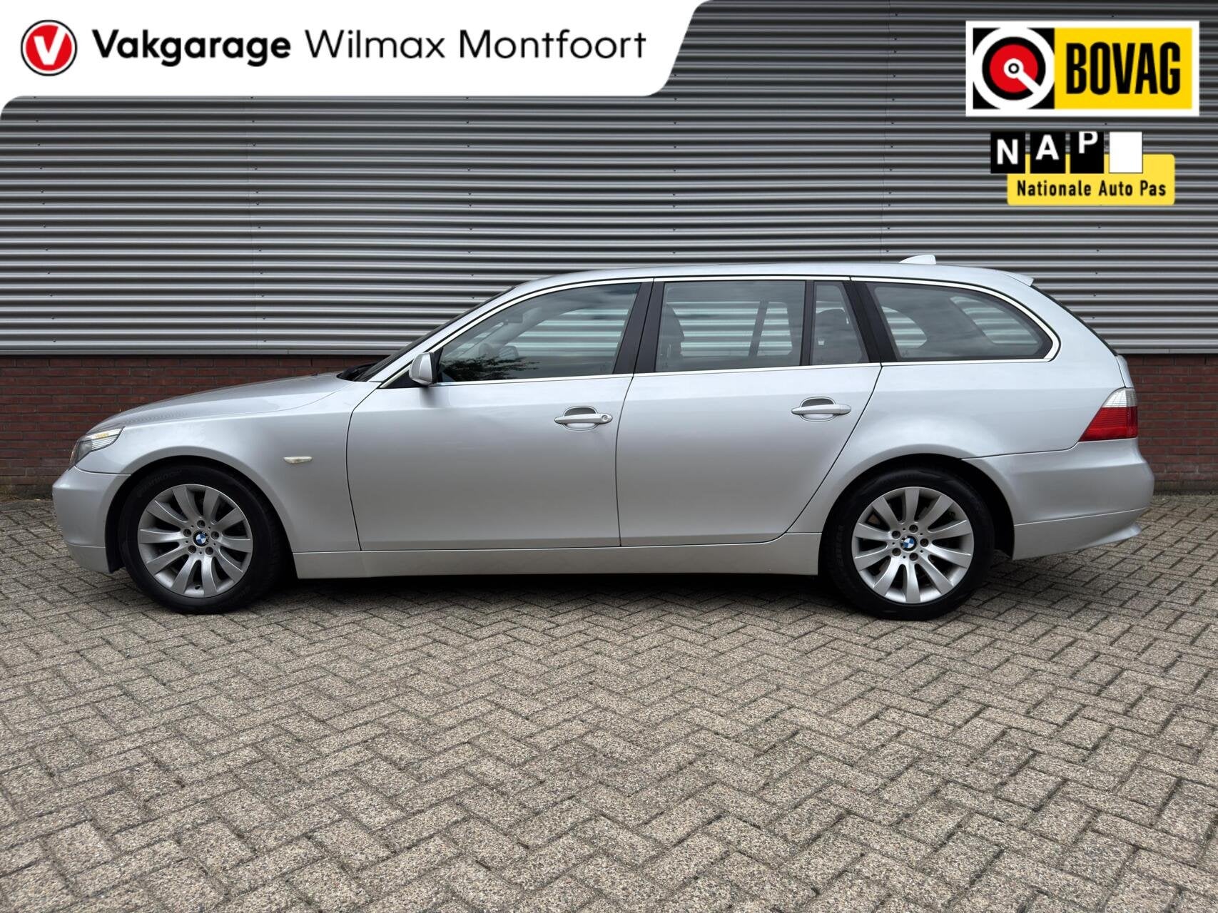 BMW 5-serie Touring 525d Executive, Auto's, BMW, Achterwielaandrijving, Gebruikt, 163 pk, Leder