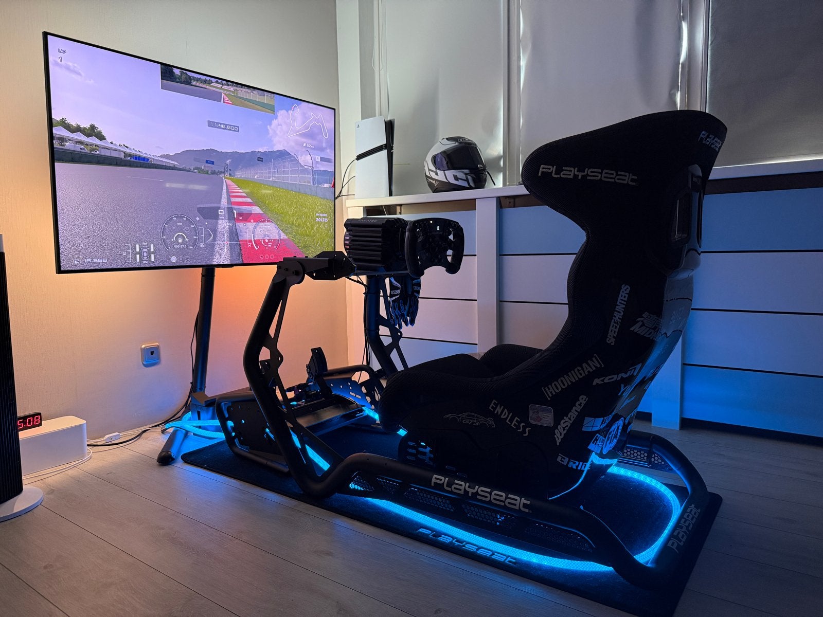 Fanatec Sim Racing Setup met Playseat en TV, Spelcomputers en Games, Ophalen, Overige merken, Zo goed als nieuw