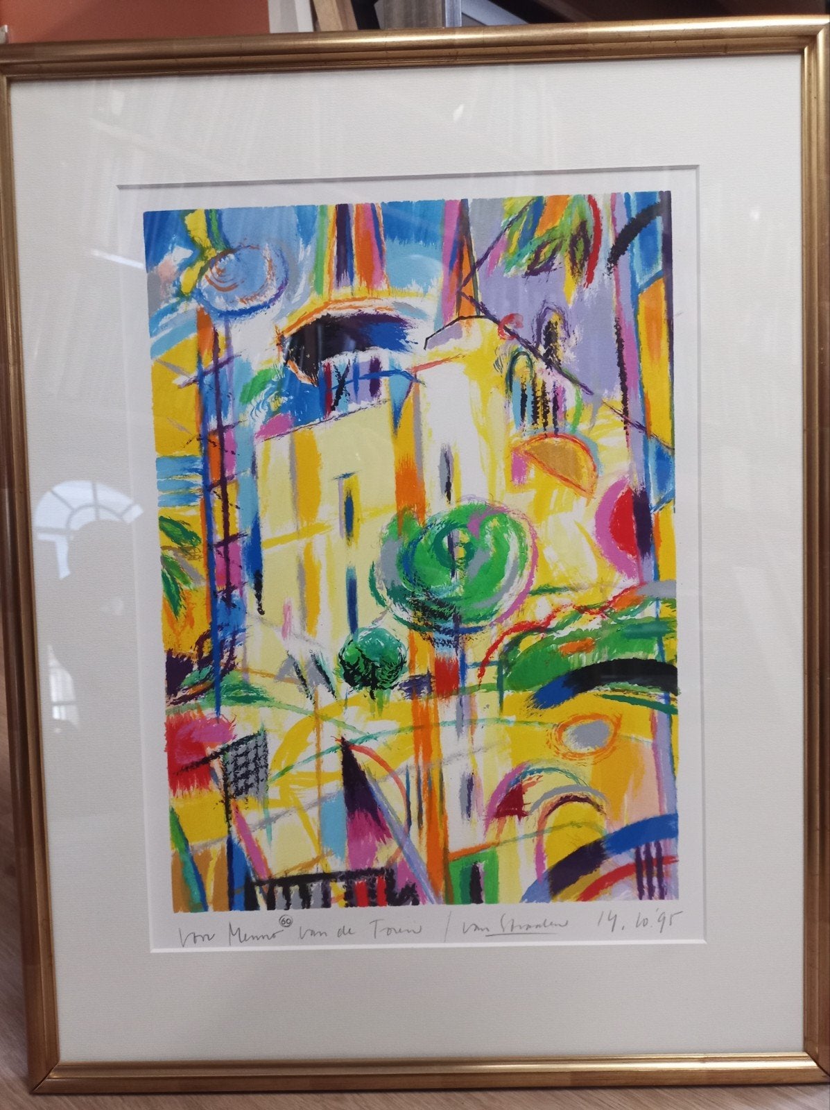 Kleurrijke van Van Straalen, Antiek en Kunst, Ophalen of Verzenden