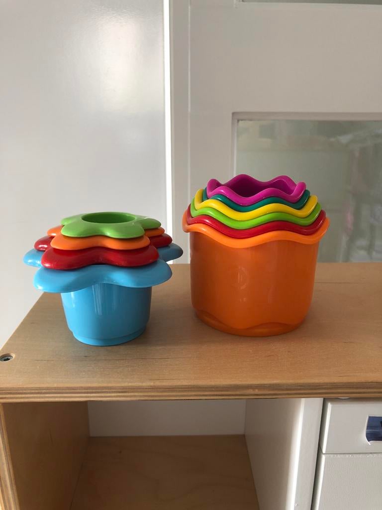Stapelbekers en stapelbloemen set, Ophalen, Gebruikt, Overige typen
