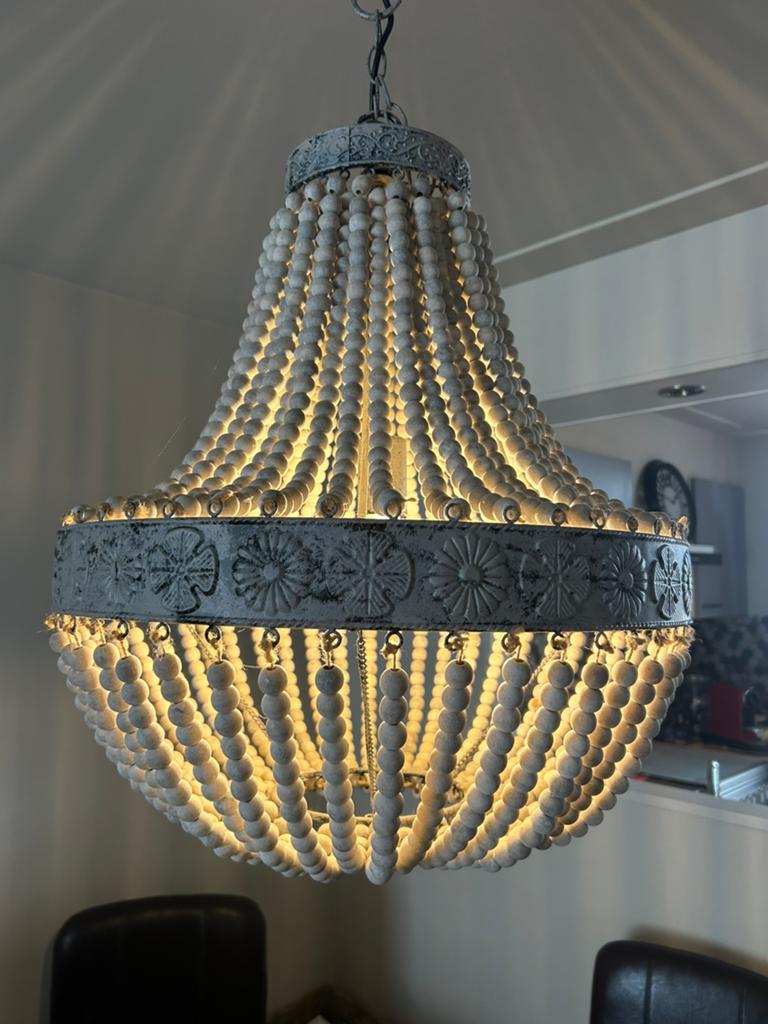 Kralen lamp, Huis en Inrichting, Ophalen, Zo goed als nieuw