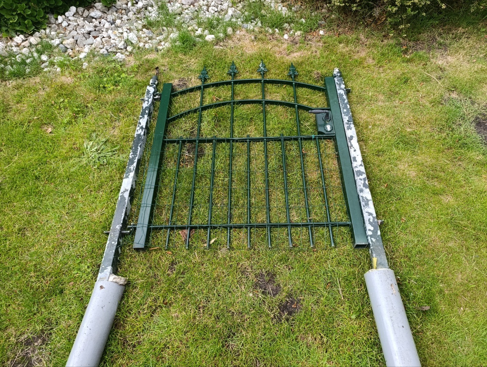 Stalen sierhekwerk, Tuin en Terras, Tuinhekken en Hekwerk, Ophalen of Verzenden, Gebruikt, IJzer, Sierhekwerk