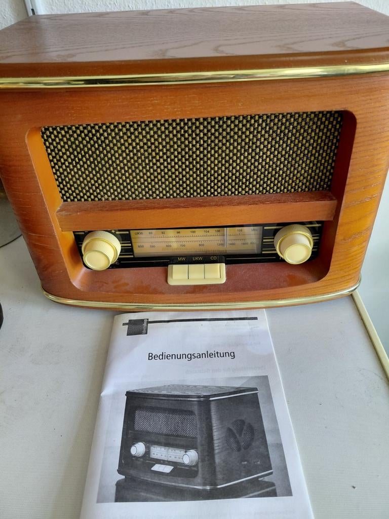 Vintage dual platenspeler en radio, Audio, Tv en Foto, Platenspelers, Ophalen