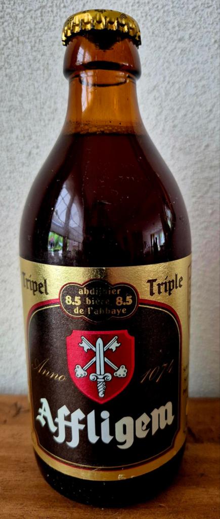 1995 fles AFFLIGEM tripel Abdij bier 8,5% De Smedt Opwijk, Ophalen of Verzenden, Zo goed als nieuw, Flesje(s), Overige merken