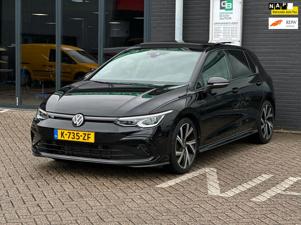 Volkswagen Golf 1.5 eTSI R-Line/CARPLAY/PANO-DAK/LED/NL-AUTO, Auto's, 4 cilinders, Alcantara, Zwart, Origineel Nederlands