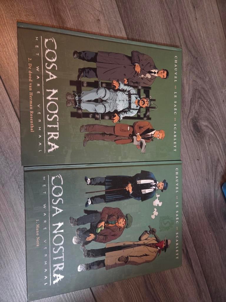 Cosa nostra, E. le Saëc; Scarlett; D. Chauvel, Ophalen of Verzenden, Zo goed als nieuw, Meerdere stripboeken