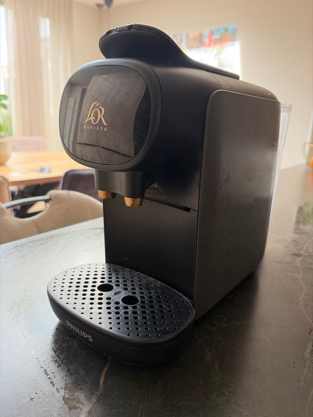Philips L'OR Barista Koffiezetapparaat Zwart, Ophalen, Gebruikt, Koffiemachine, 2 tot 4 kopjes
