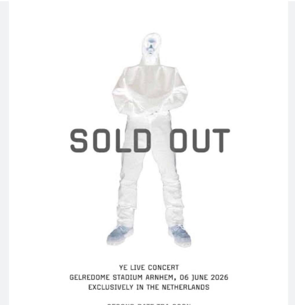 Ye - Kanye west 5x gold seat tickets 6 juni, Tickets en Kaartjes, Drie personen of meer, Juni