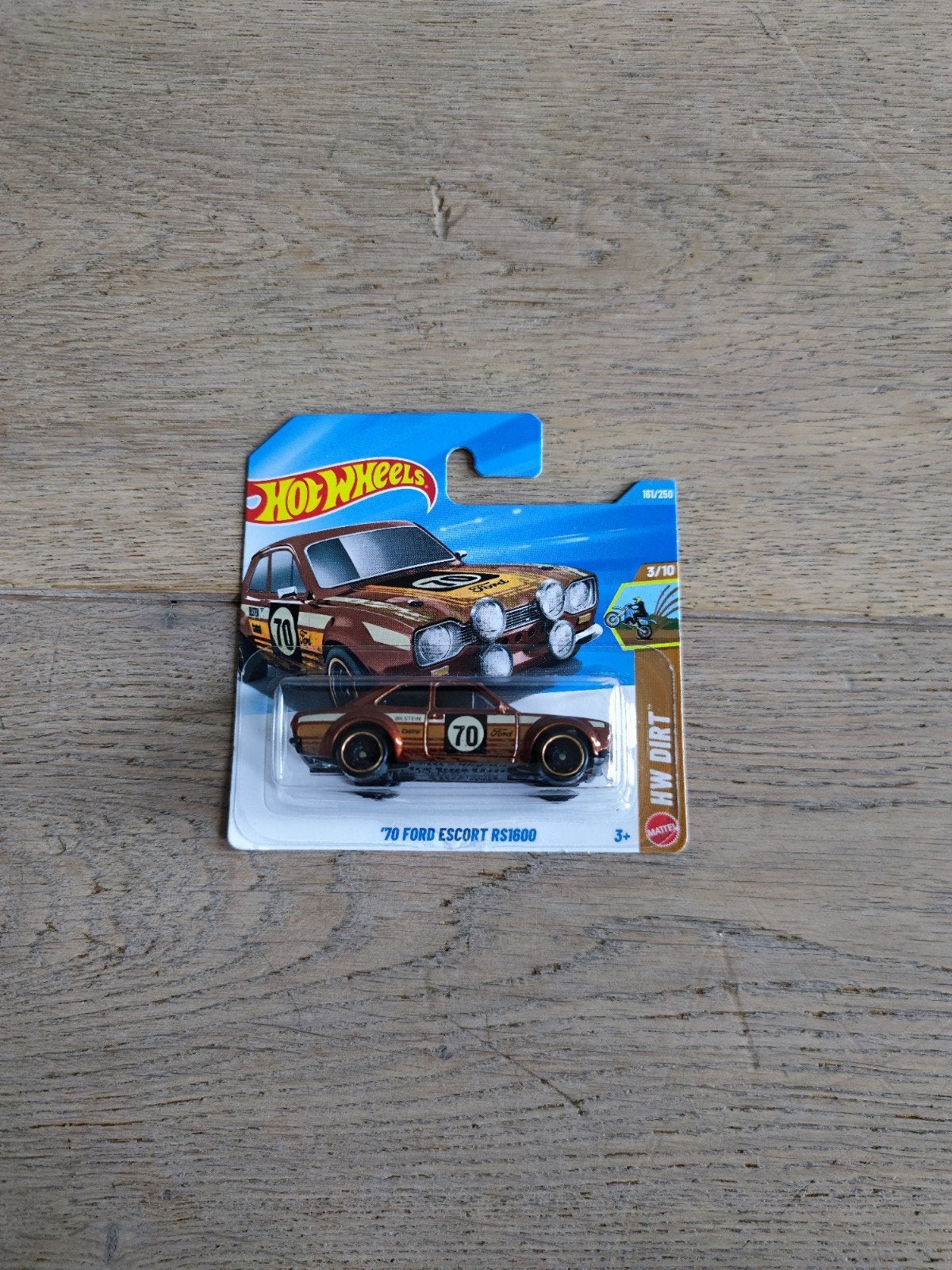 Hot Wheels '70 Ford Escort RS1600 HW Dirt 161/250, Ophalen of Verzenden, Nieuw