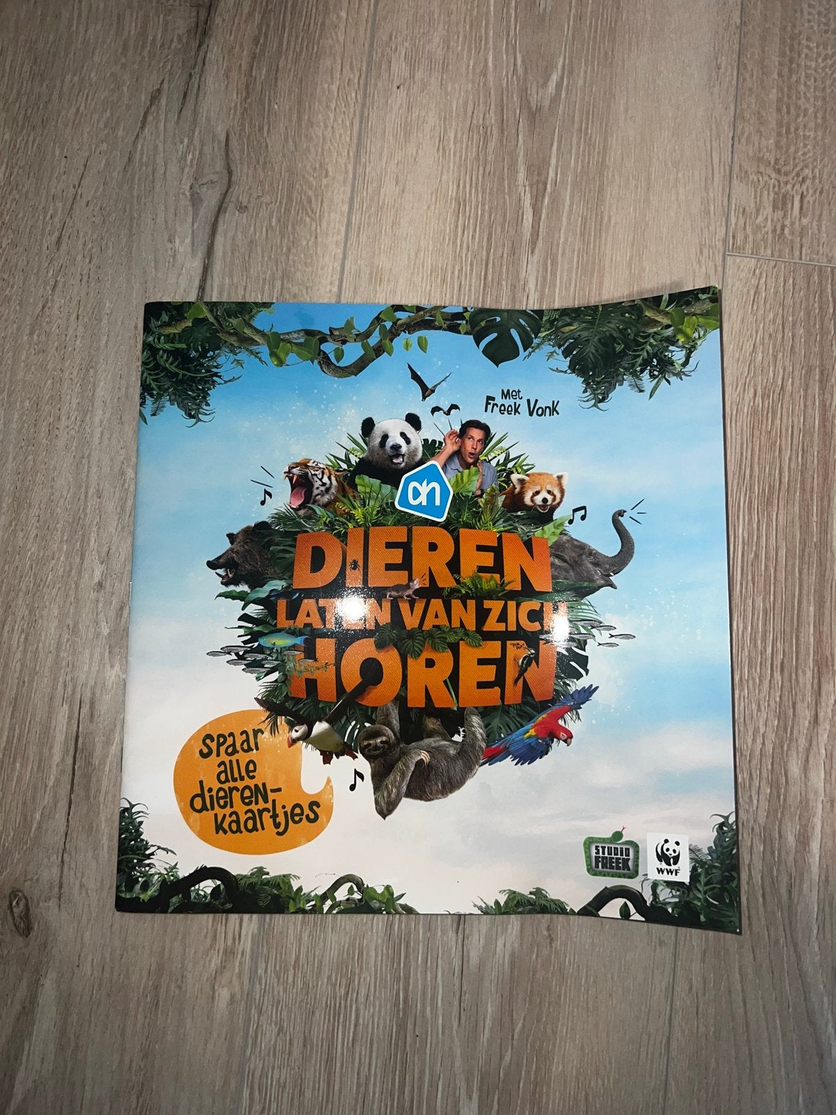AH Dieren Laten Van Zich Horen Spaaralbum Freek Vonk, Ophalen of Verzenden, Zo goed als nieuw, Overige soorten, Overige typen
