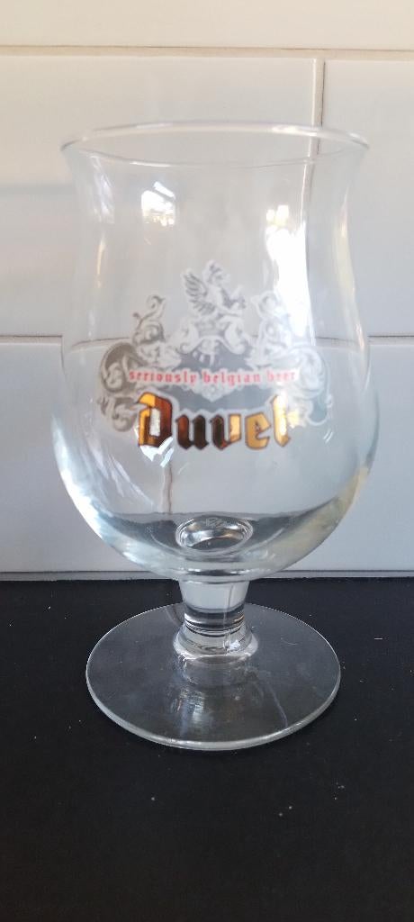 Bier glas Duvel, Verzamelen, Glas en Borrelglaasjes, Ophalen, Zo goed als nieuw, Bierglas