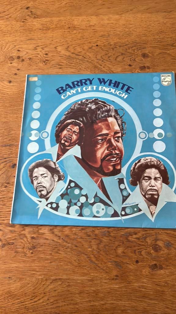 Lp  barry white can’t get enough, Ophalen of Verzenden, Gebruikt