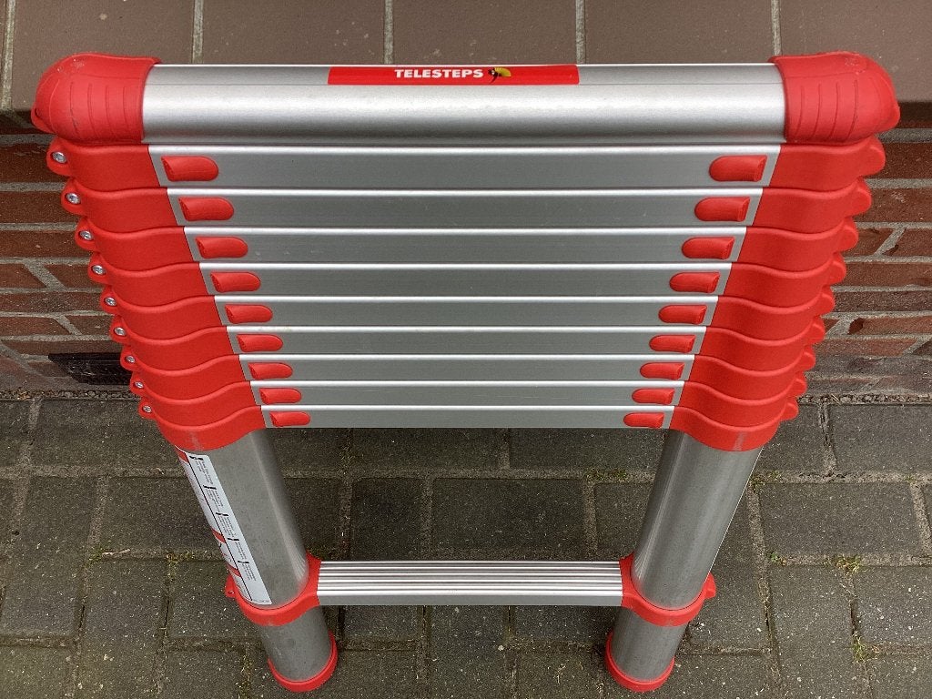 Telescoop ladder, Ophalen of Verzenden, Zo goed als nieuw, Ladder, Opvouwbaar of Inschuifbaar