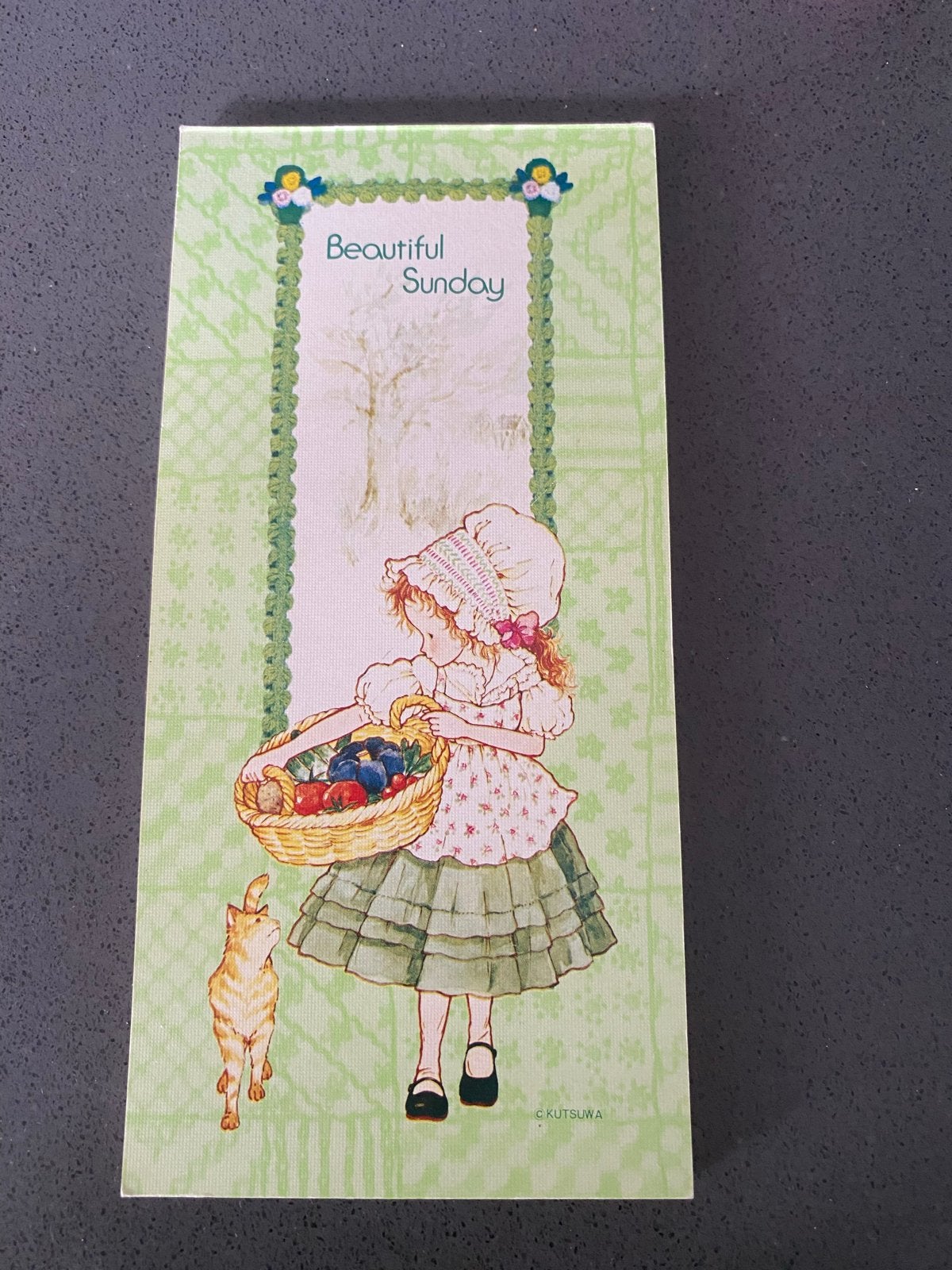 Vintage "Beautiful Sunday" notitieblok Kutsuwa Japan, Ophalen of Verzenden, Zo goed als nieuw