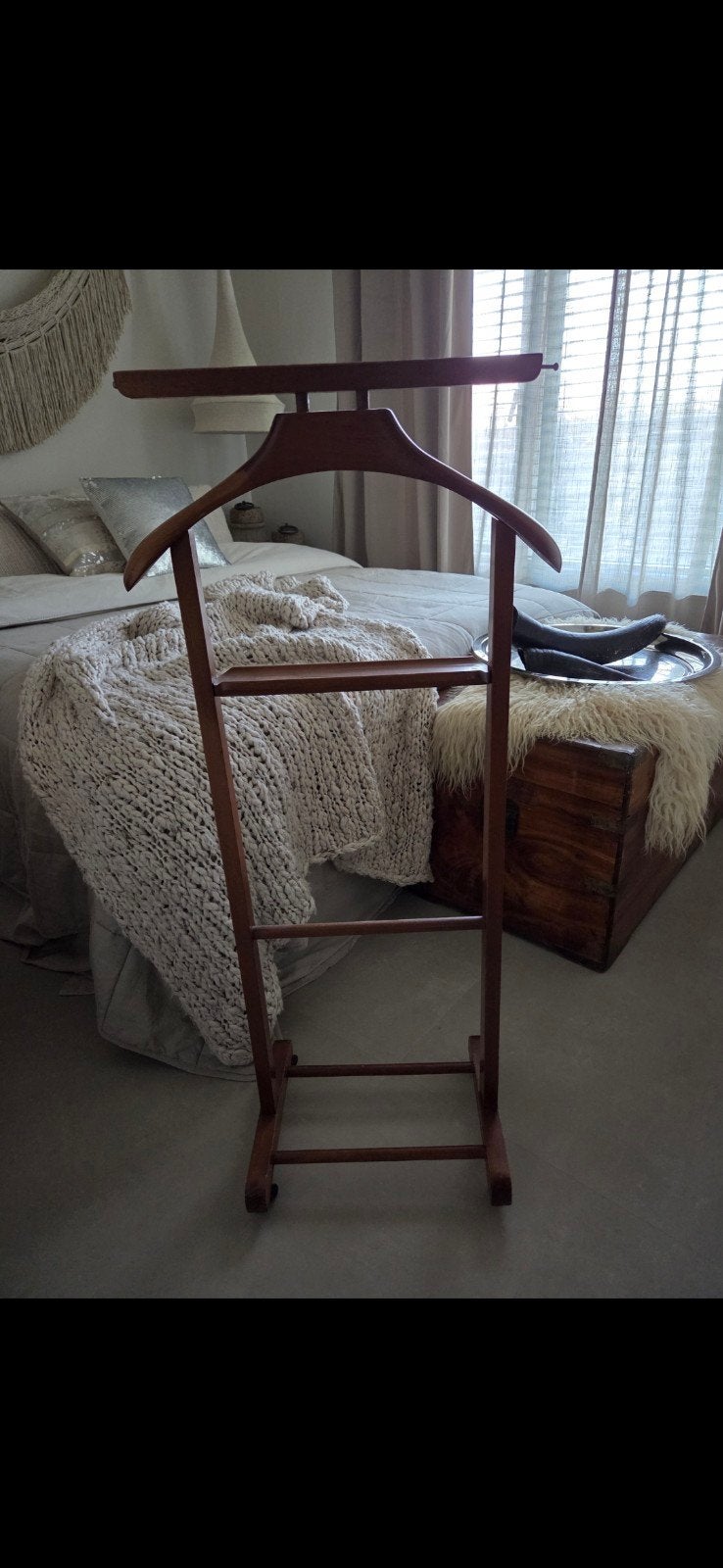 Vintage Italiaanse Dressboy – Fratelli Reguitti – Jaren50/60, Ophalen, Hout, Wandkapstok, Minder dan 100 cm