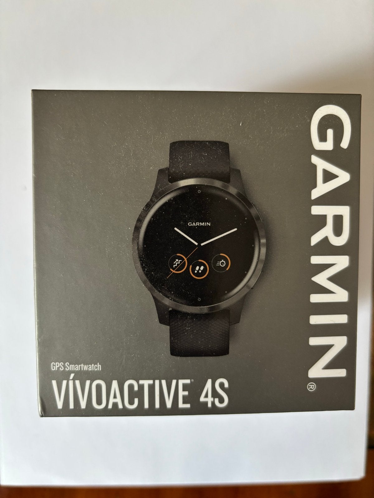 Garmin VÍVOACTIVE 4S GPS Smartwatch Zwart, Afstand, Zwart, Ophalen of Verzenden, Zo goed als nieuw