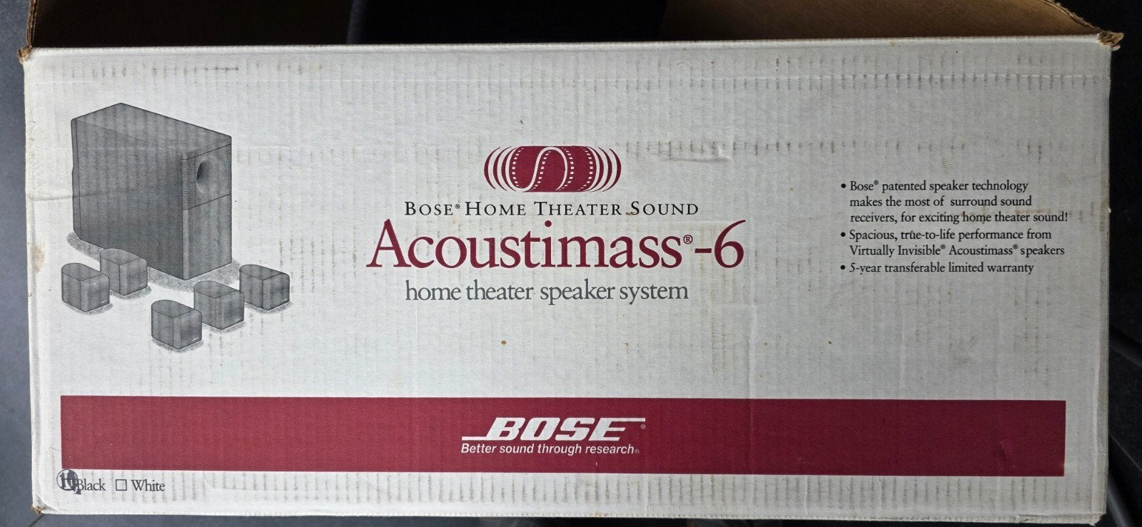 Bose Acoustimass 6 Home Theater Speaker Systeem, Ophalen, Gebruikt, Inclusief standaarden, Surroundset