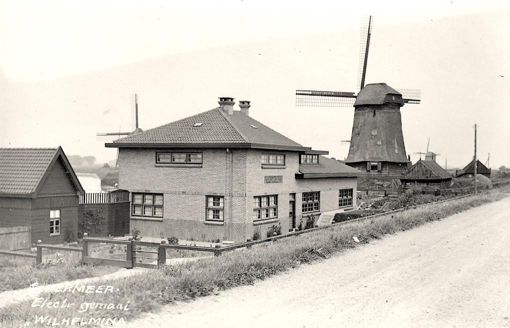 MOLEN  FOTOKAART  SCHERMER, Verzamelen, Ansichtkaarten | Nederland, Verzenden, Voor 1920, Ongelopen, Noord-Holland