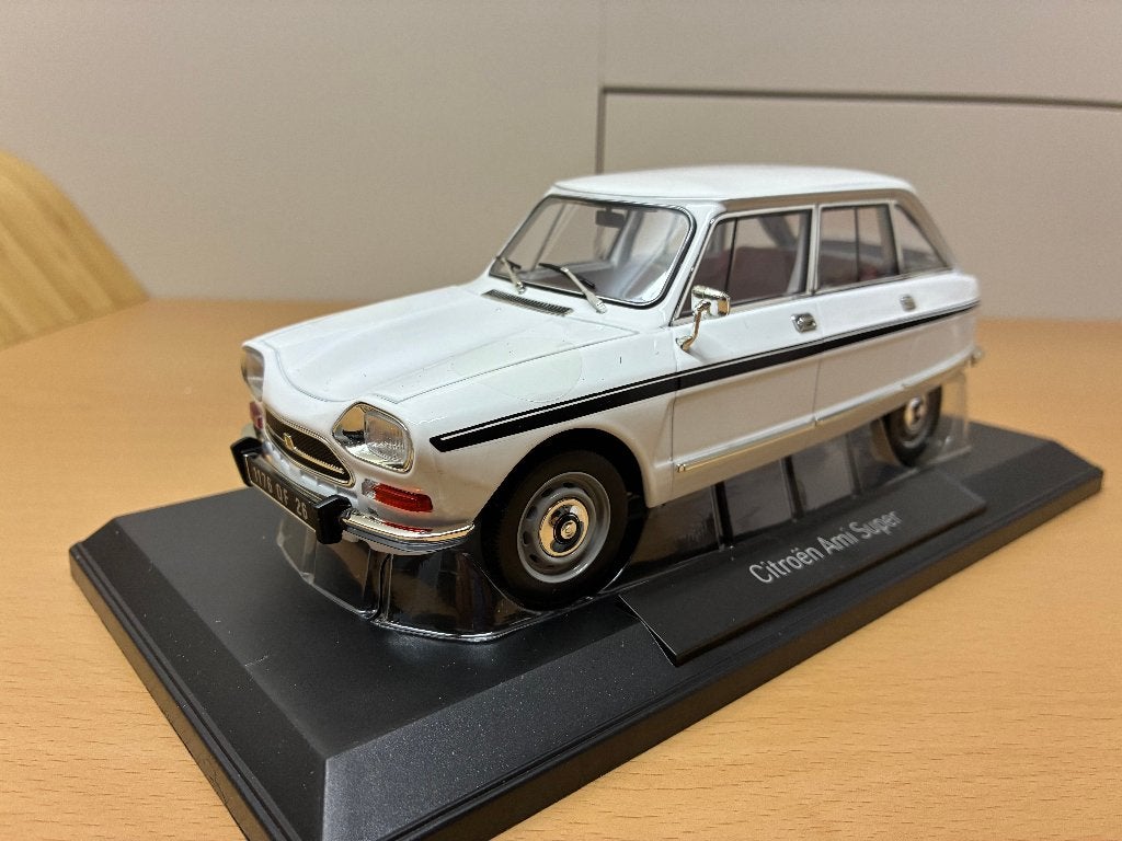 Citroen Ami Super van1974 wit   1/18 Norev, Ophalen of Verzenden, Nieuw, Auto, Norev