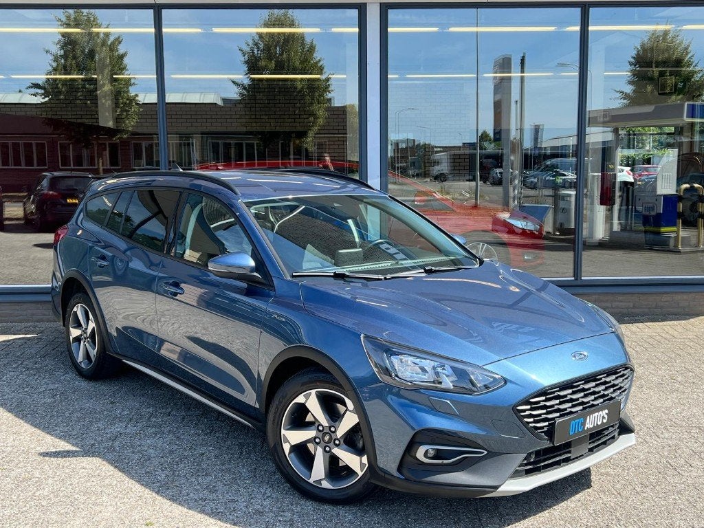 Ford Focus 1.0 EcoBoost Titanium X Business | ACC | LaneAss|, Blauw, 3 cilinders, 1300 kg, 5 stoelen