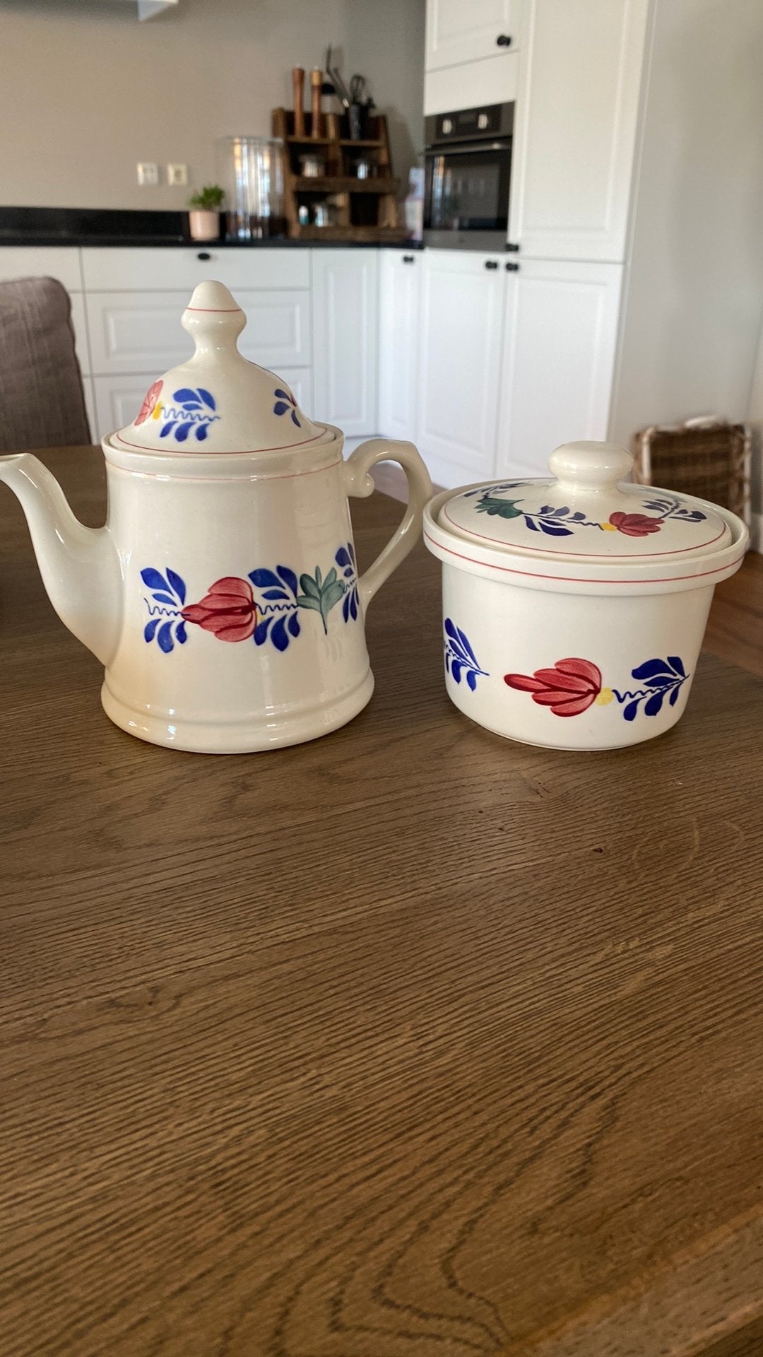 Boerenbont servies, Huis en Inrichting, Keuken | Servies, Ophalen, Zo goed als nieuw, Aardewerk
