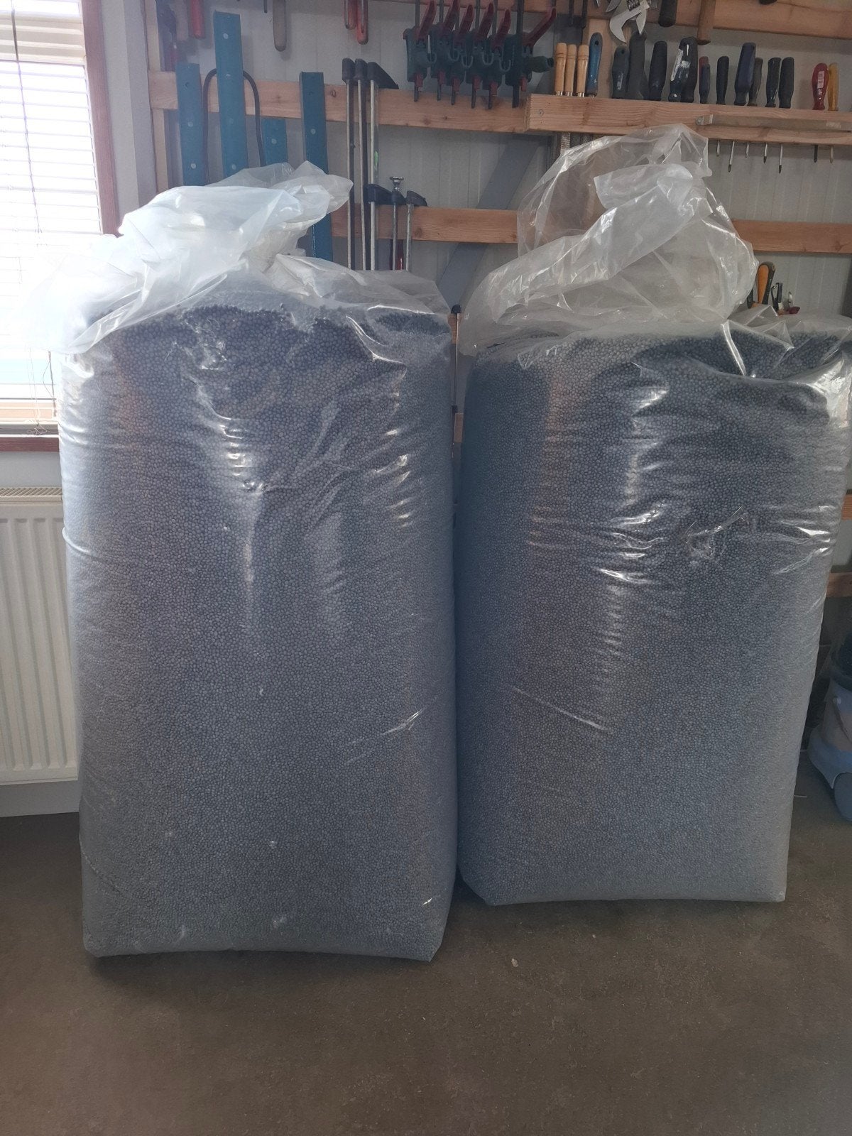 Eps korrels, Doe-het-zelf en Verbouw, Isolatie en Afdichting, Ophalen, Piepschuim (Tempex), Minder dan 4 cm, 15 m² of meer