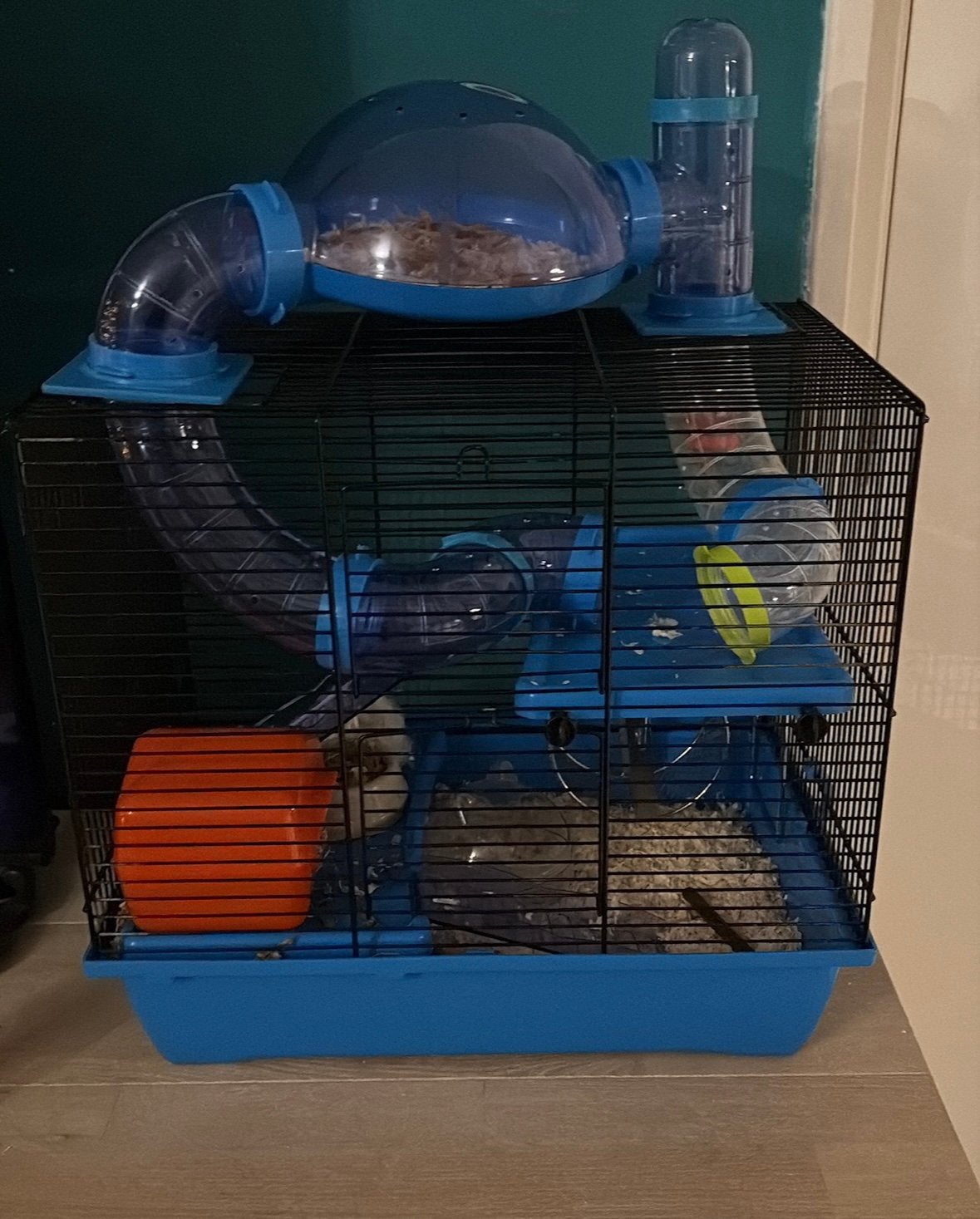 2 hamsterkooien, Dieren en Toebehoren, Kooi, Minder dan 75 cm, Zo goed als nieuw, Ophalen