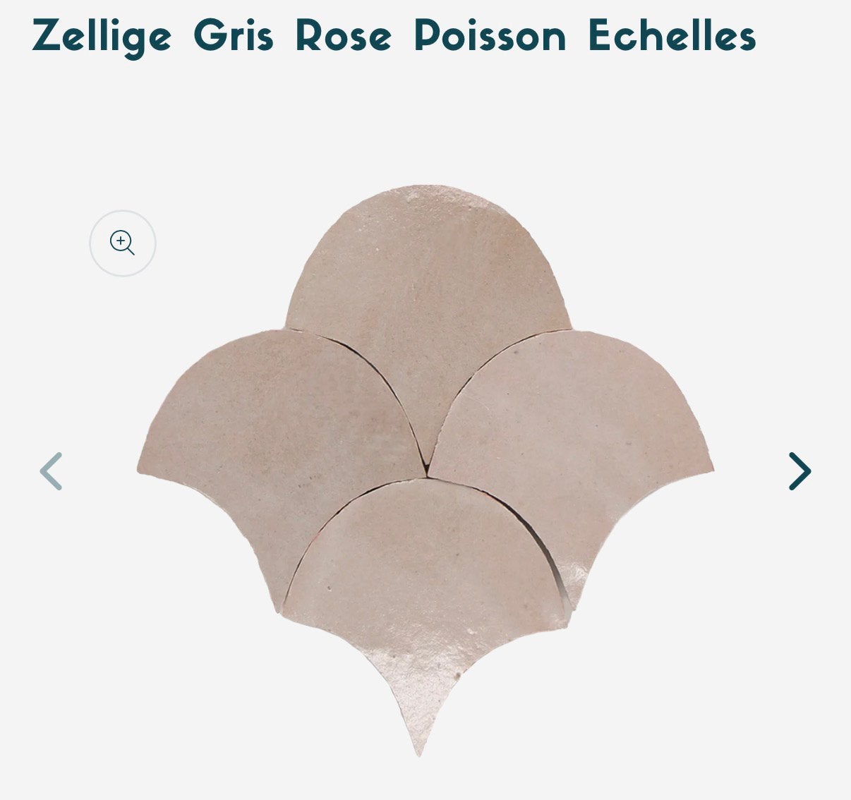 Gris Roze zellige eschelles poisson tegels - 1,5 m2, Doe-het-zelf en Verbouw, Overige materialen, Wandtegels, Nieuw, Minder dan 20 cm