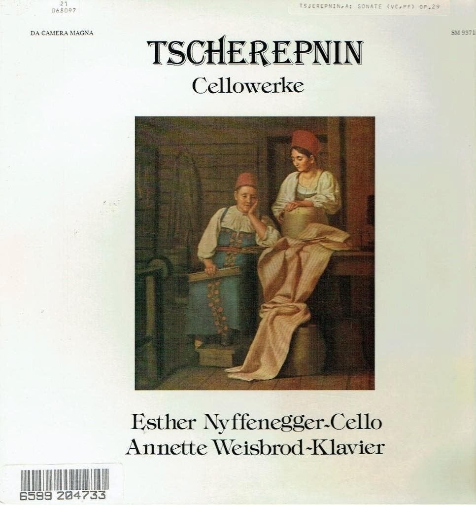 Tcherepnin  Esther Nyffenegger Annette Weisbrod – Cellowerke, Kamermuziek, Verzenden, Zo goed als nieuw, 12 inch